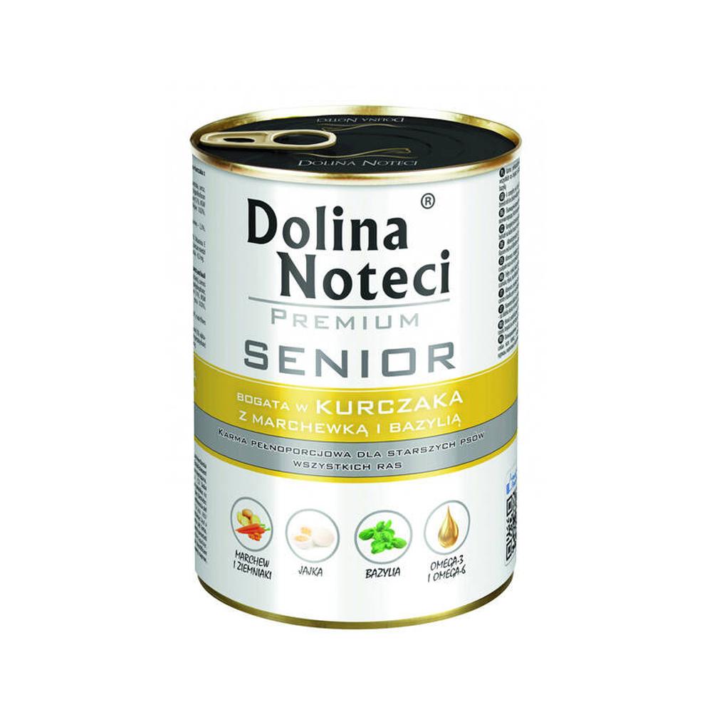 Dolina Noteci hundamatur – Sr. kjúklingur, gulrætur og basilíka, 400 g