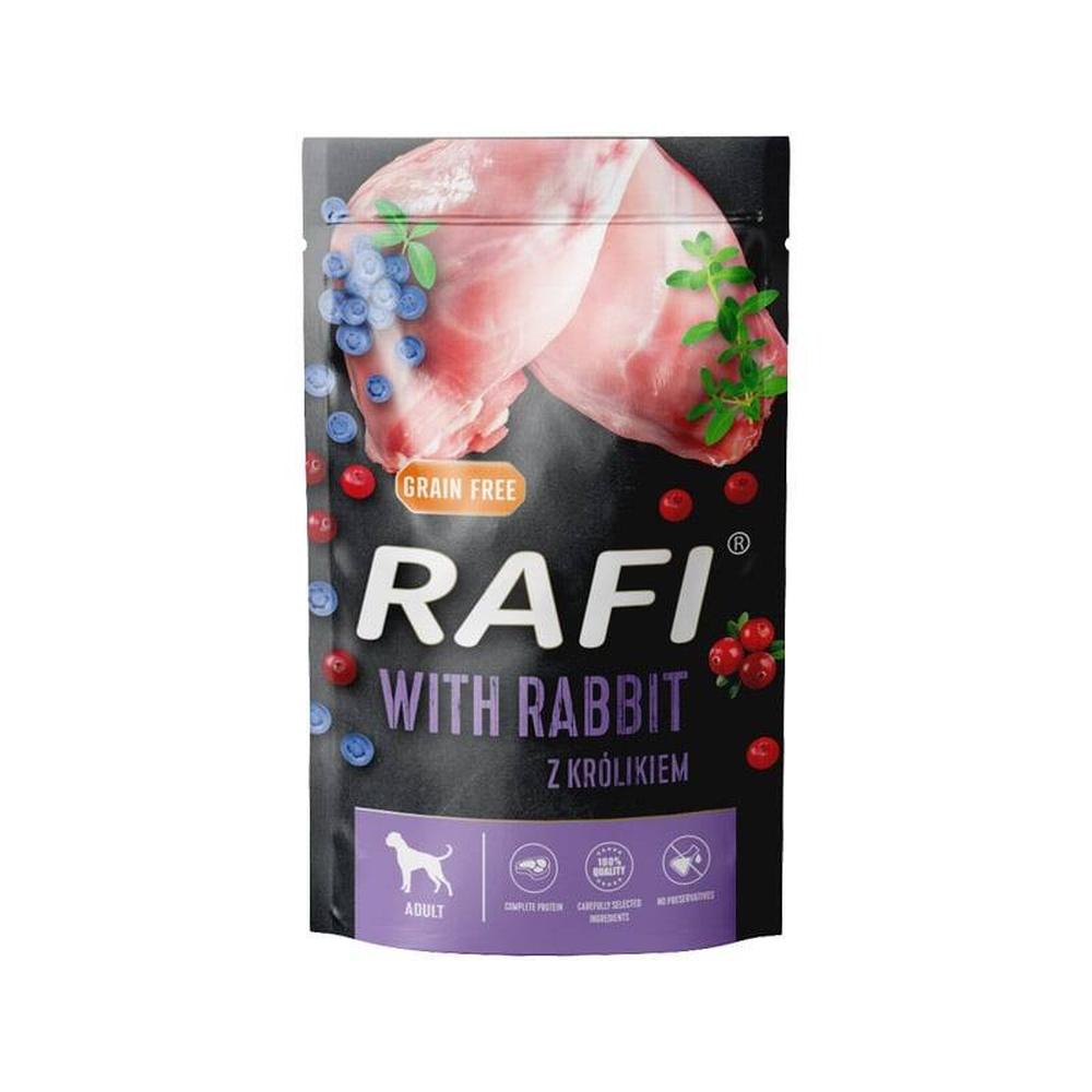 Rafi Dog – Paté með kanínu, bláberjum og trönuberjum 500 g