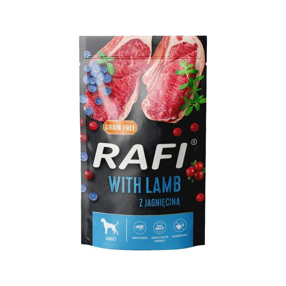 Rafi Dog – Paté með lambi, bláberjum og trönuberjum 500 g