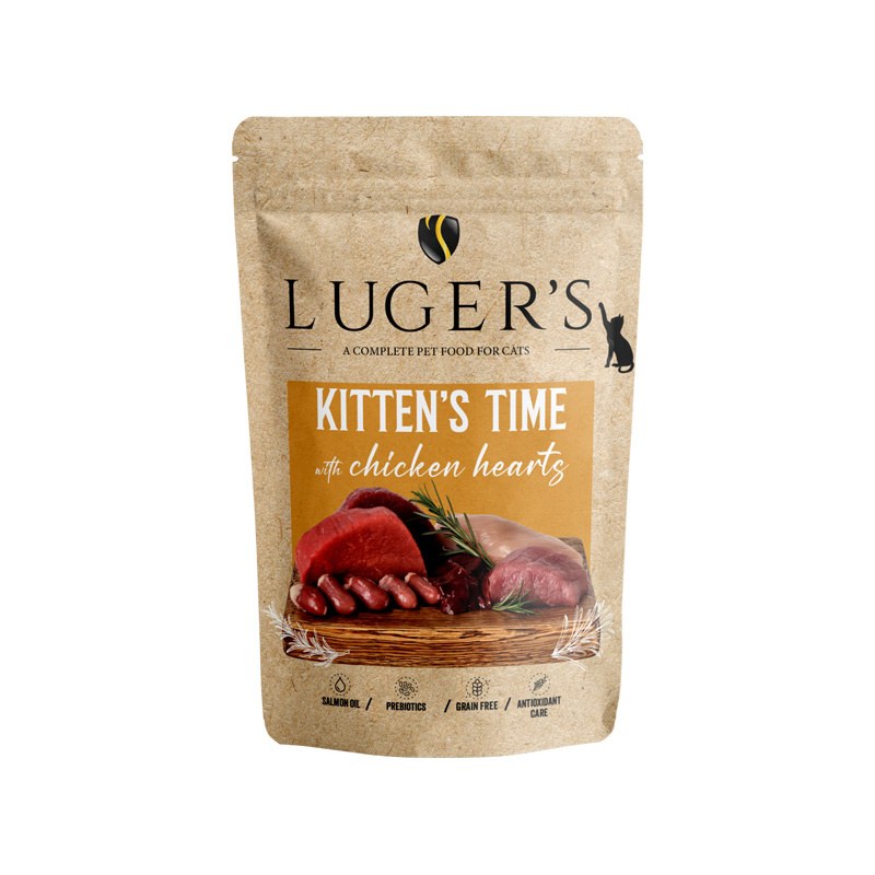 KITTEN’S TIME – CHICKEN HEARTS 10X85g