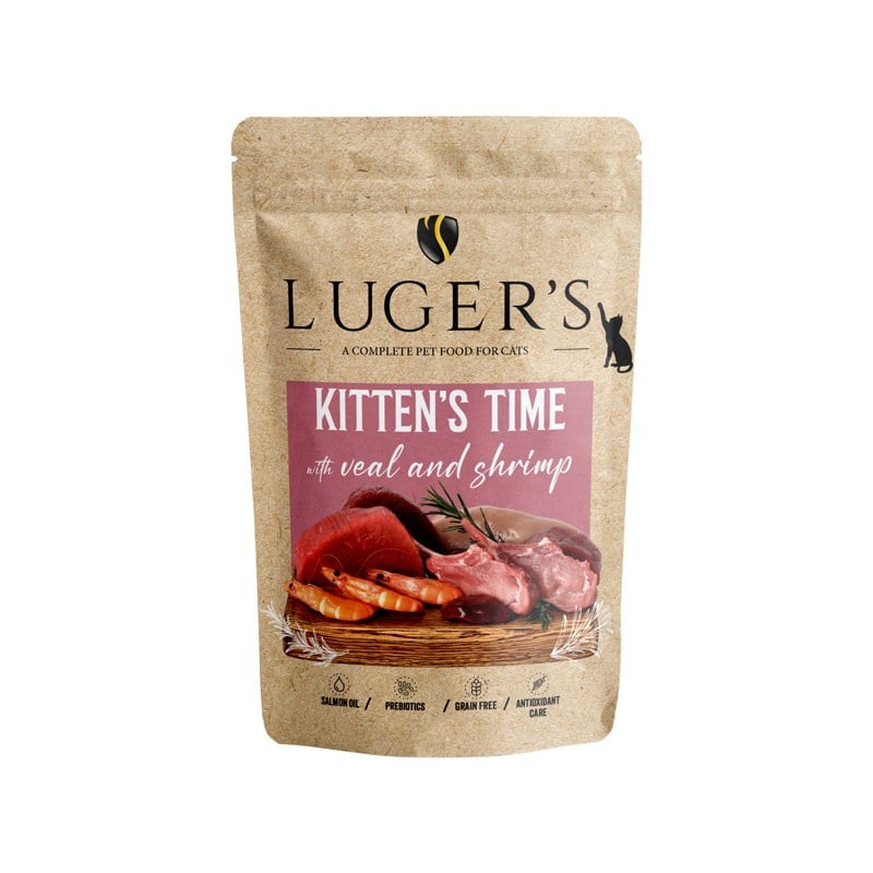 KITTEN’S TIME – VEAL AND SHRIMP 10X85g