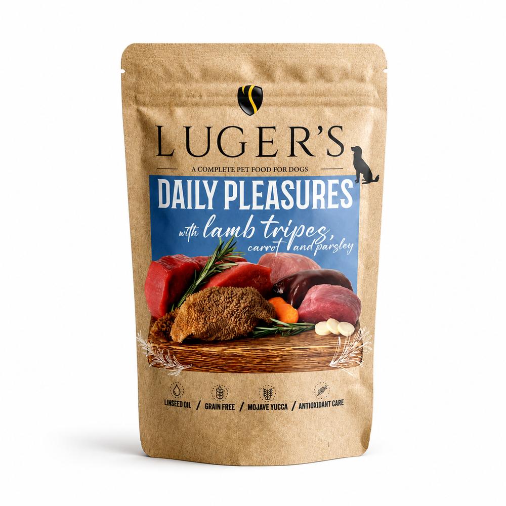 Luger’s Dog Daily Pleasures – Vambir, Gulrót og Steinselja 500g