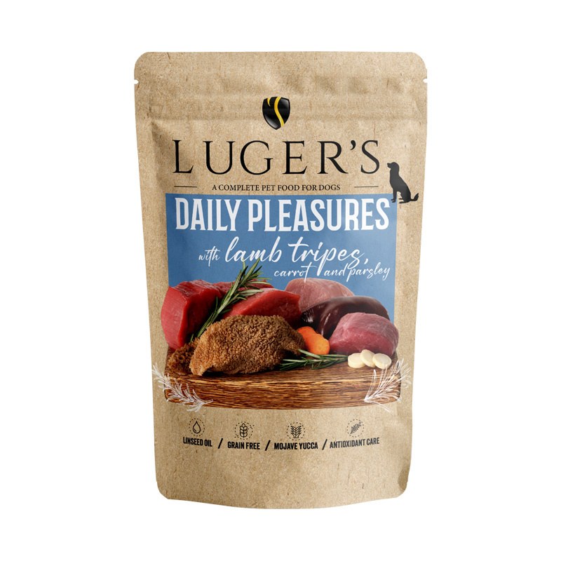 LUGER’S DAILY PLEASURES – LAMB TRIPES, CARROT AND PARSLEY 10x500g