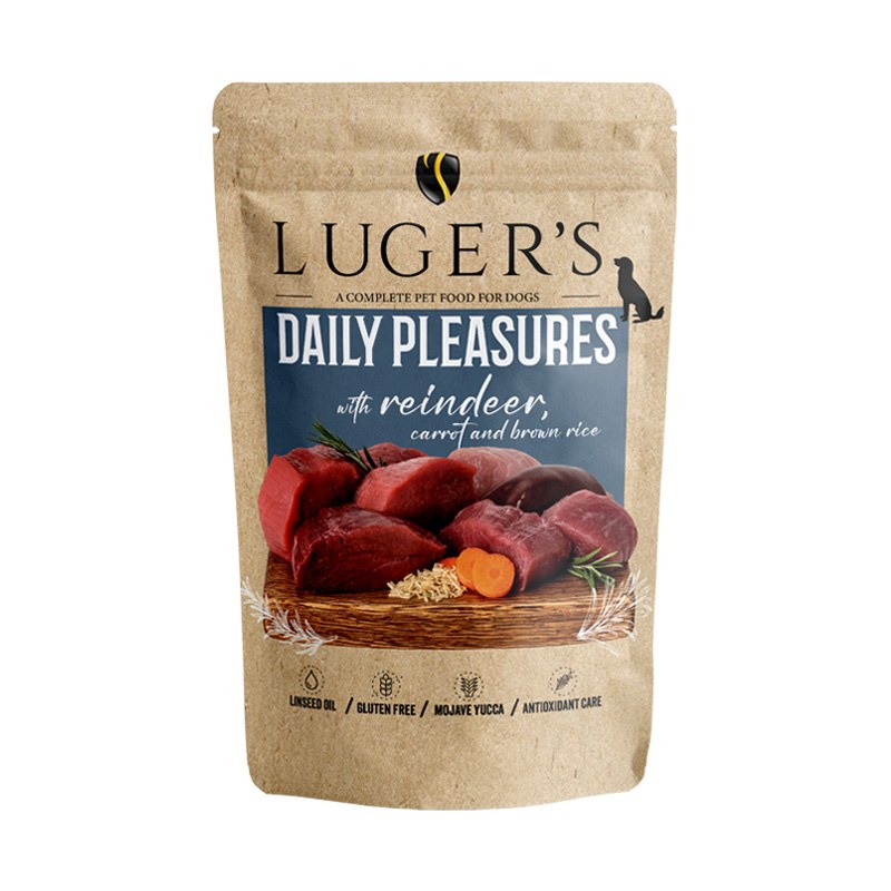 LUGER’S DAILY PLEASURES – REINDEER, CARROT AND BROWN RICE 10x500g