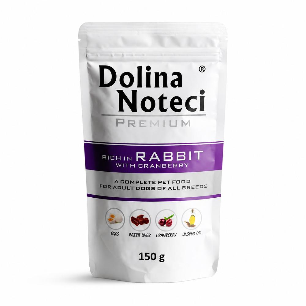 Dolina Noteci Dog Premium Rich In – kanína með trönuberjum, 150 g