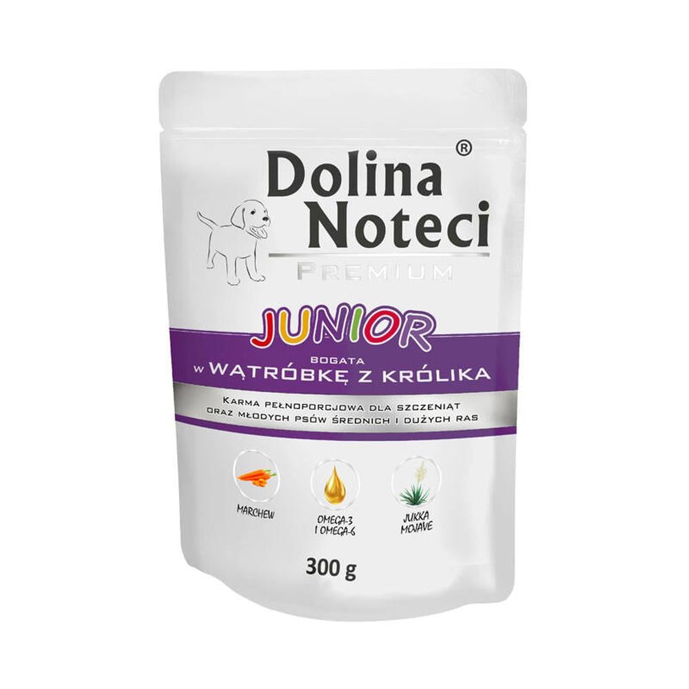 Dolina Noteci Junior Dog Premium Ríkt af – Kanínulifur 300 g
