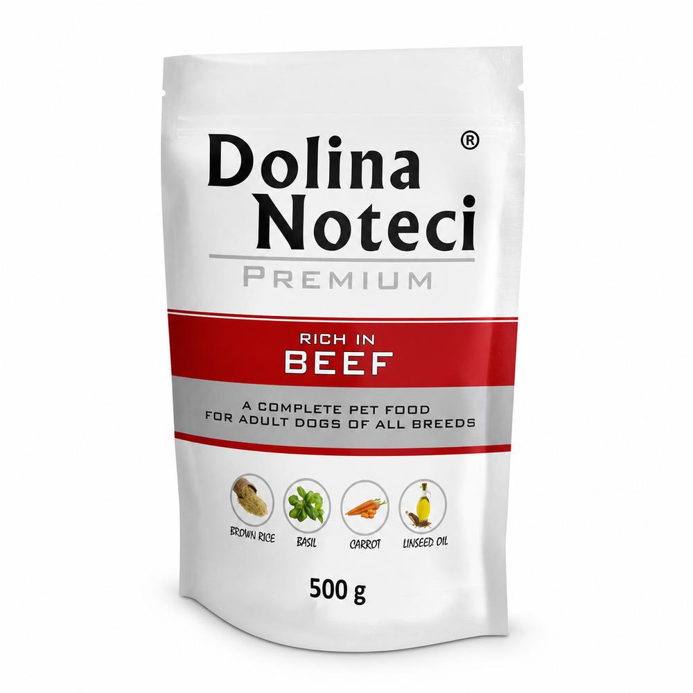 Dolina Noteci Dog Premium Rich In – Nautakjöt 500 g