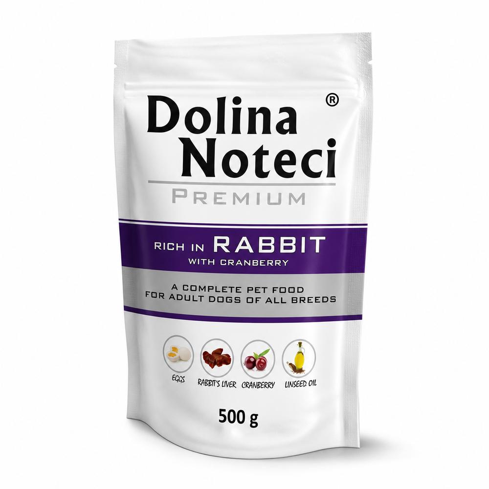 Dolina Noteci Dog Premium Rich In – Kanína með trönuberjum 500 g