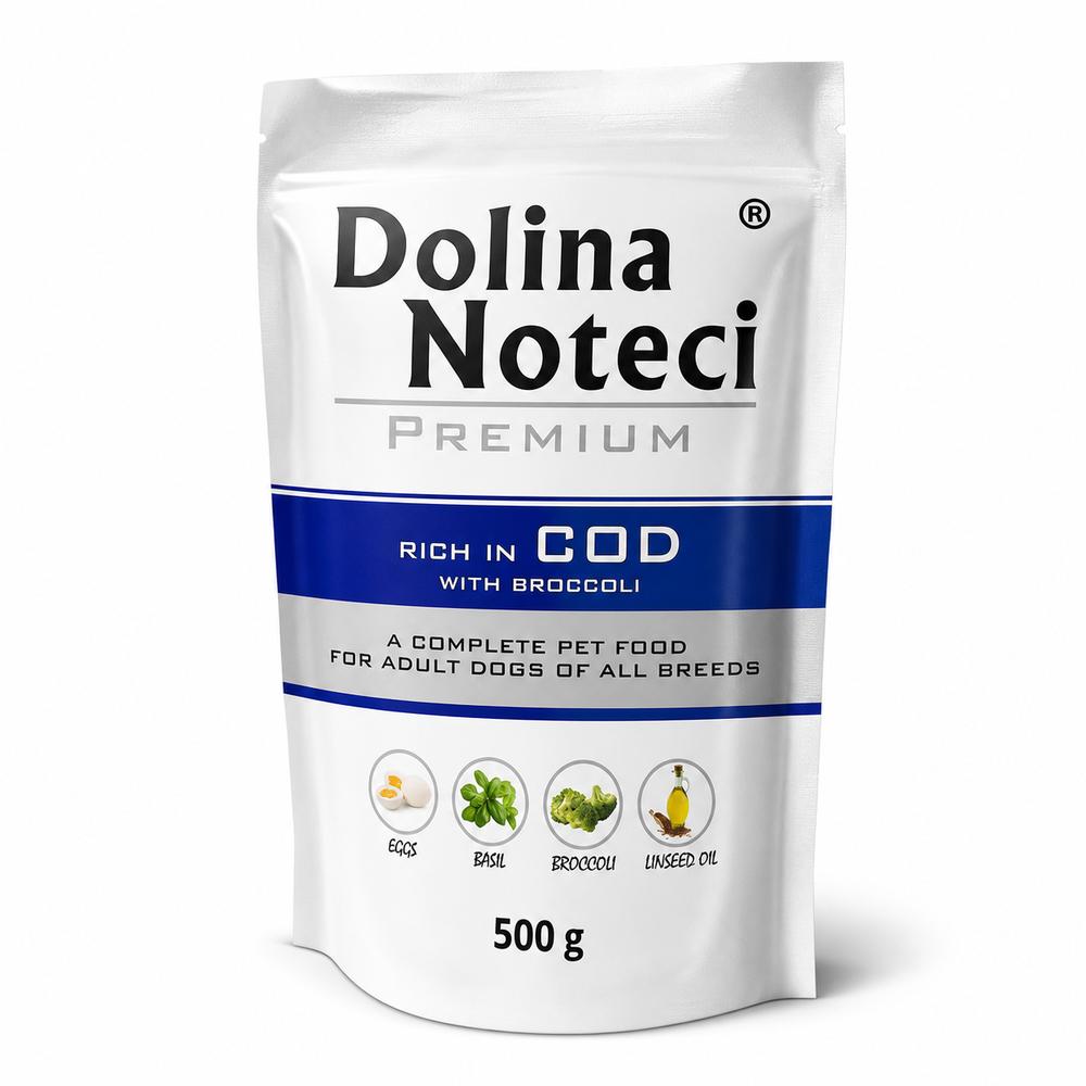 Dolina Noteci Dog Rich In – þorskur með spergilkáli, 500 g