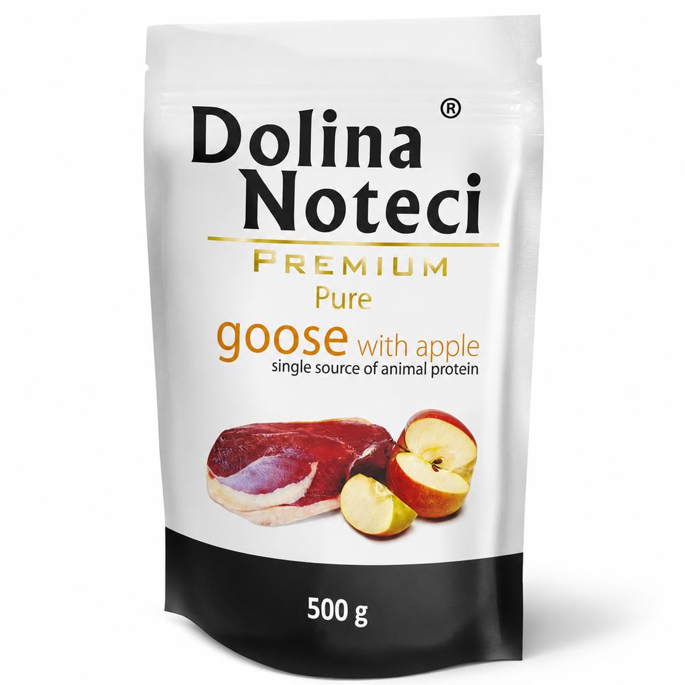 Dolina Noteci Dog Premium Pure – Gæs með epli 500 g