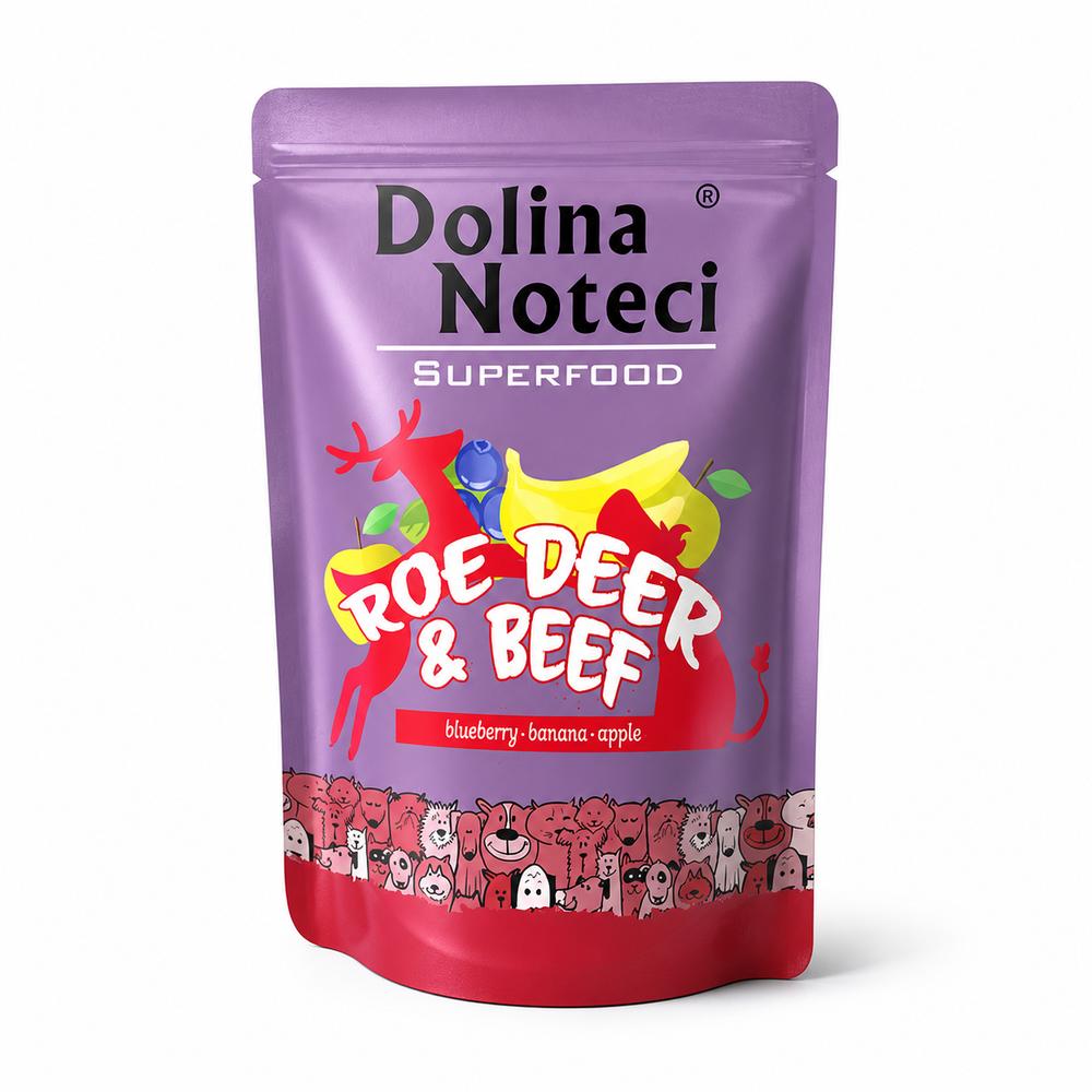 Dolina Noteci Dog Superfood – Hreindýr og Nautakjöt 300 g