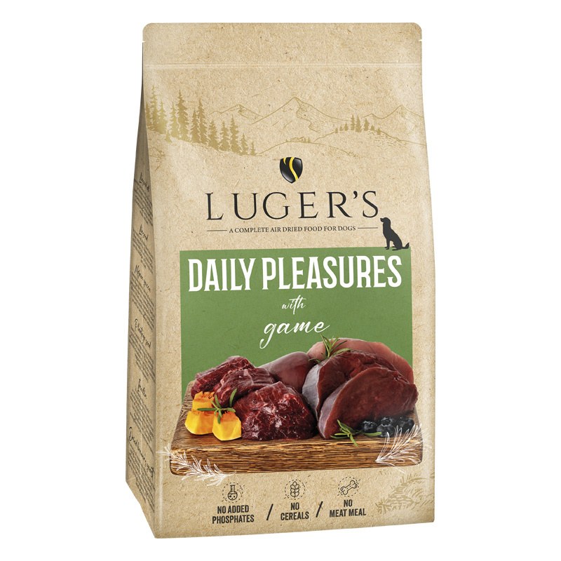 LUGER’S DAILY PLEASURES AIR DRIED FOR DOG – GAME 9 kg
