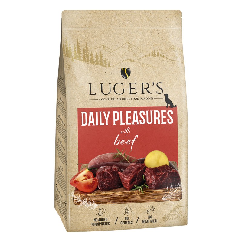 LUGER’S DAILY PLEASURES AIR DRIED FOR DOG – BEEF 9kg