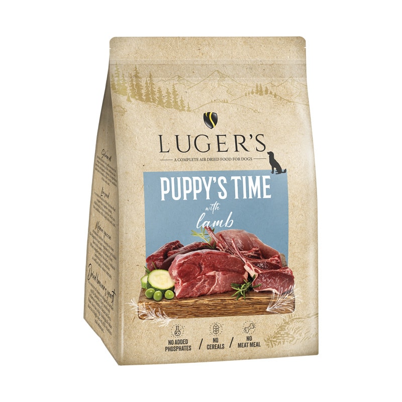 LUGER’S PUPPY’S TIME AIR DRIED FOR JUNIOR DOGS – Lamb 3 kg