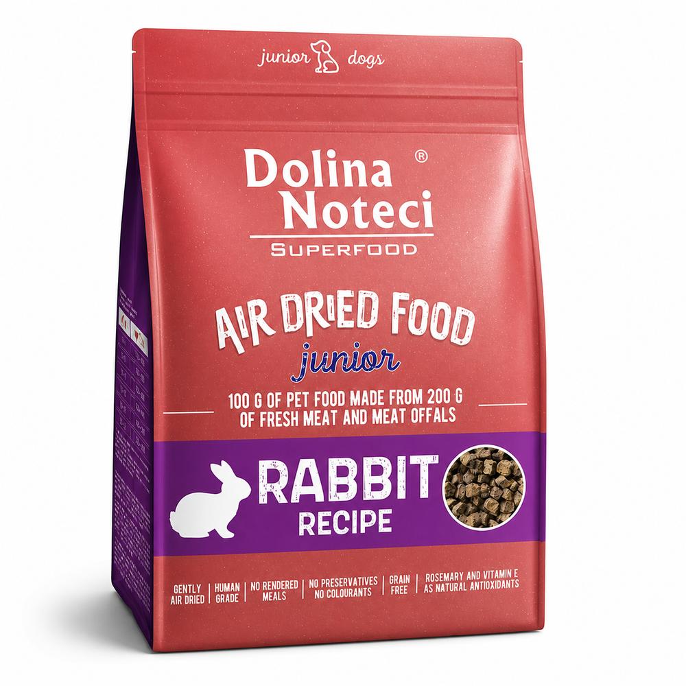 Dolina Noteci Hvolpafóður Superfood – Kanína 1Kg