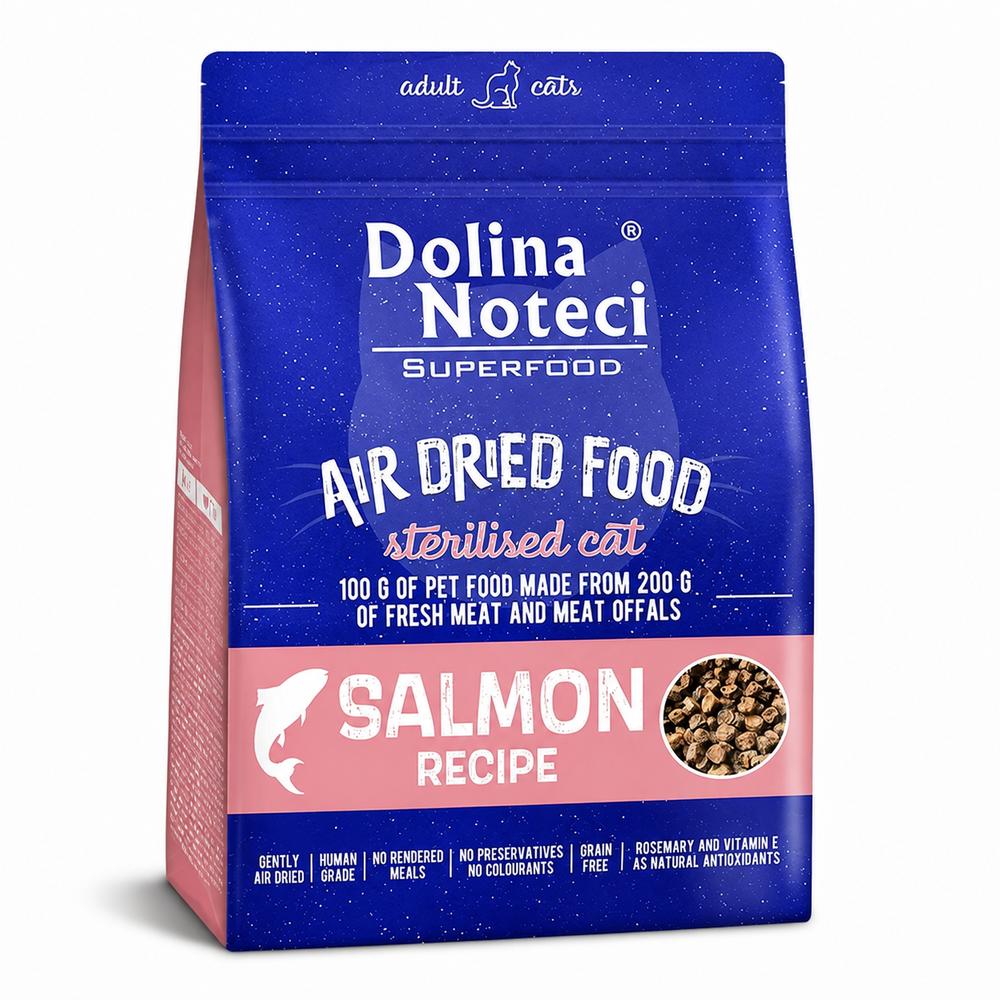 Dolina Noteci Kattafóður Superfood Sterilised – Lax 1Kg