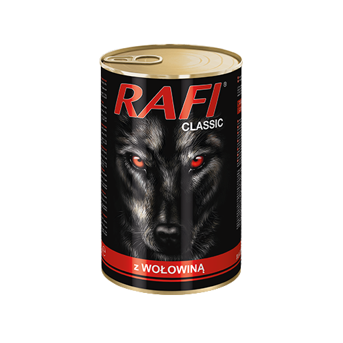 Rafi Dog – Nautabitar í sósu 1240 g