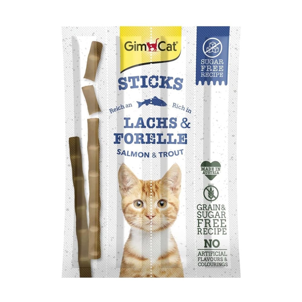 GimCat – Sticks Lax Og Urriði 4 Stk