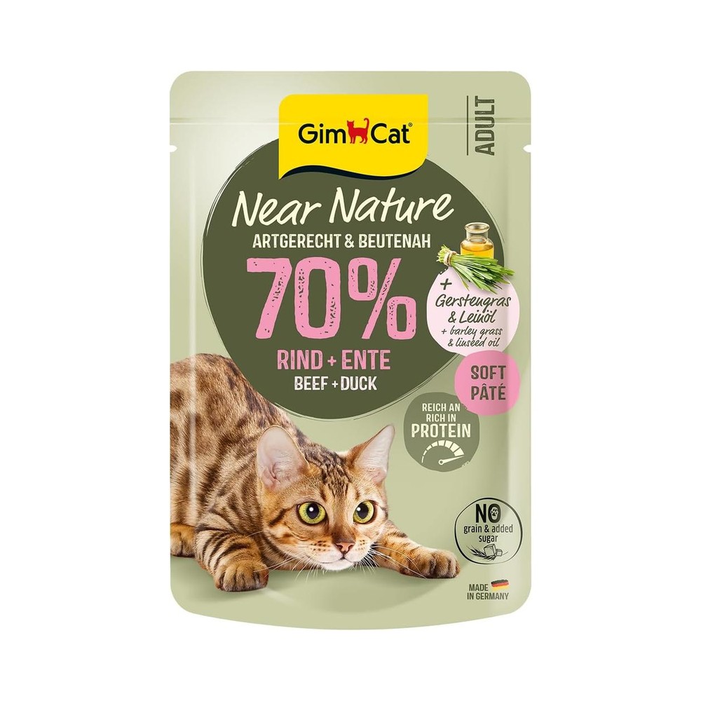 GimCat - Near Nature Beef & Duck 85G
