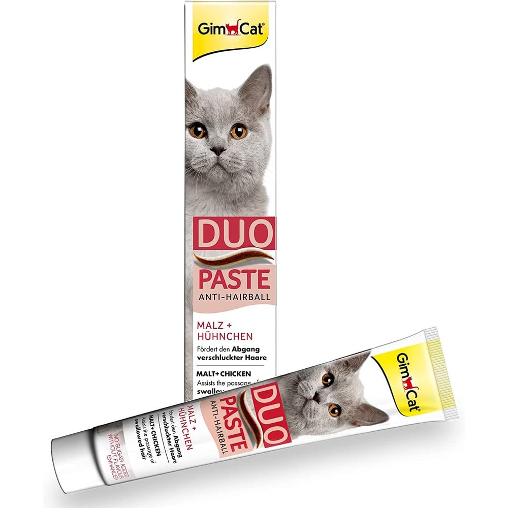 GimCat – Duo paste anti hairball Chicken+malt