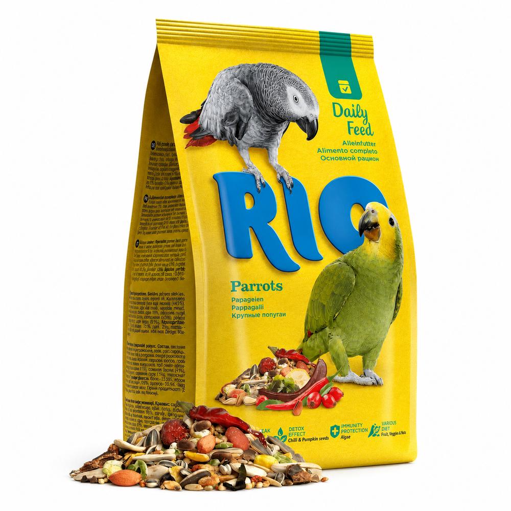 RIO daglegt fóður fyrir stóra páfagauka – 1 kg