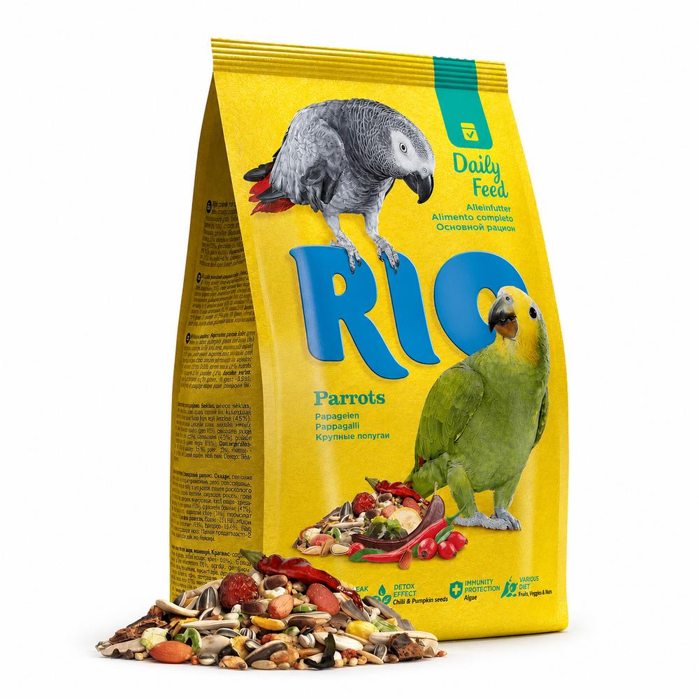 RIO daglegt fóður fyrir stóra páfagauka – 3 kg