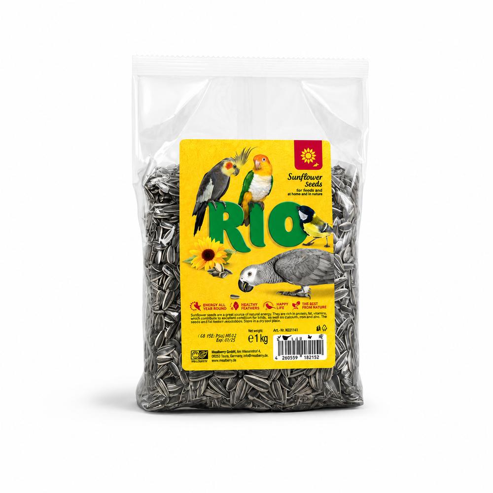 RIO sólblómafræ – 1 kg