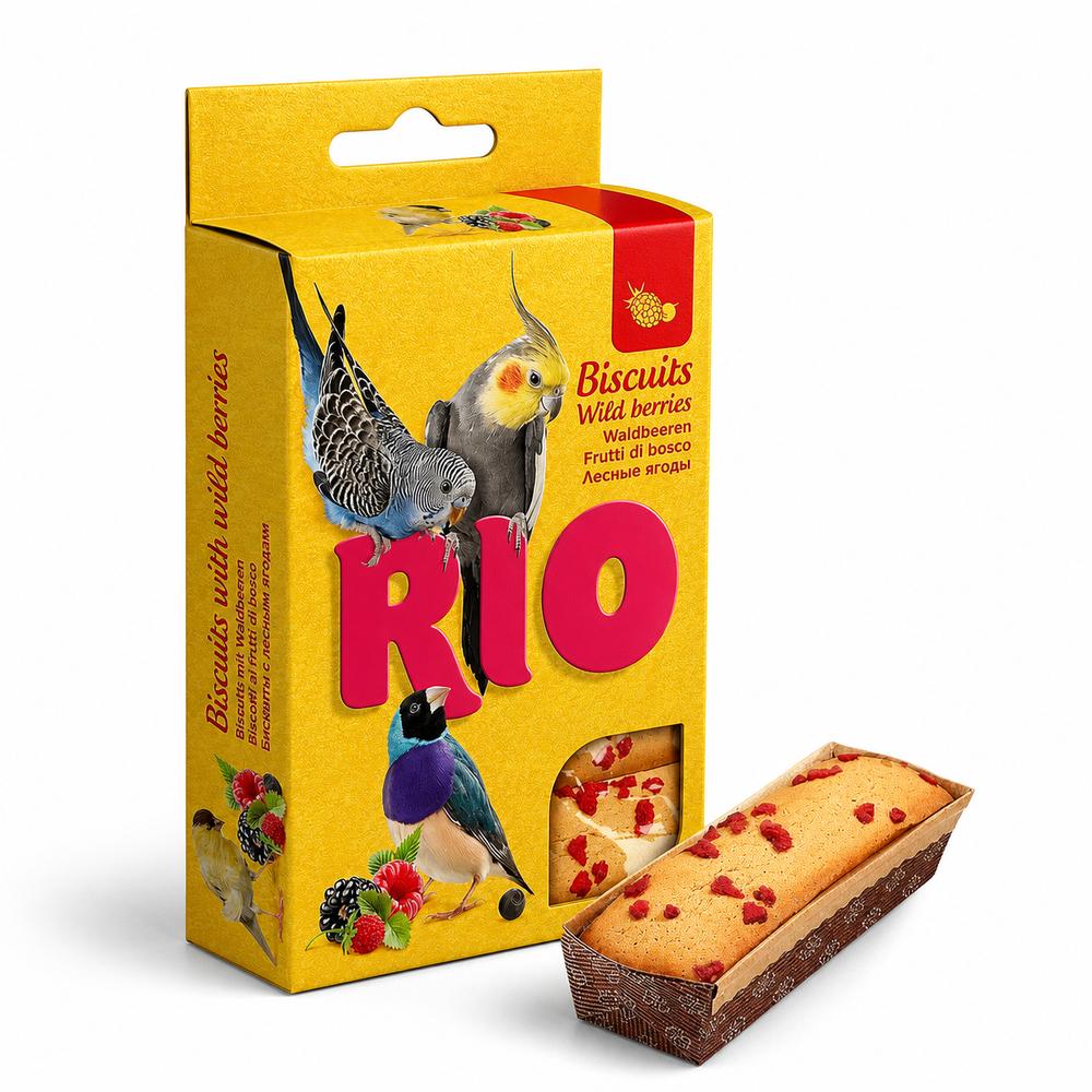 RIO kex fyrir alla fugla með villiberjum – 5×7 g