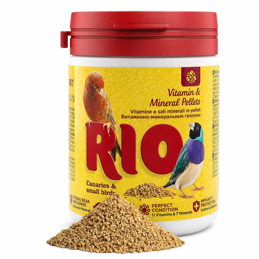 RIO vítamín- og steinefnakögglar fyrir fugla – 120 g