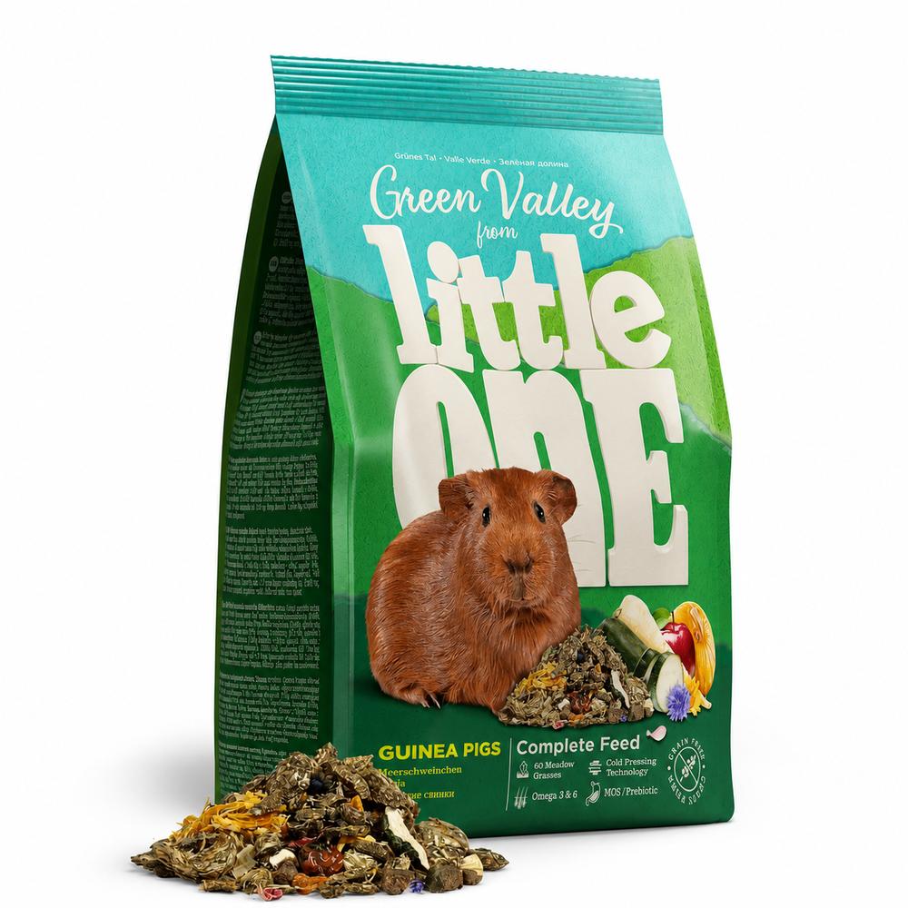 Little One Green Valley-fóður fyrir naggrísi – 15 kg