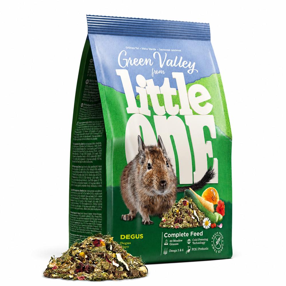 Little One Green Valley trefjafóður fyrir degu – 750 g