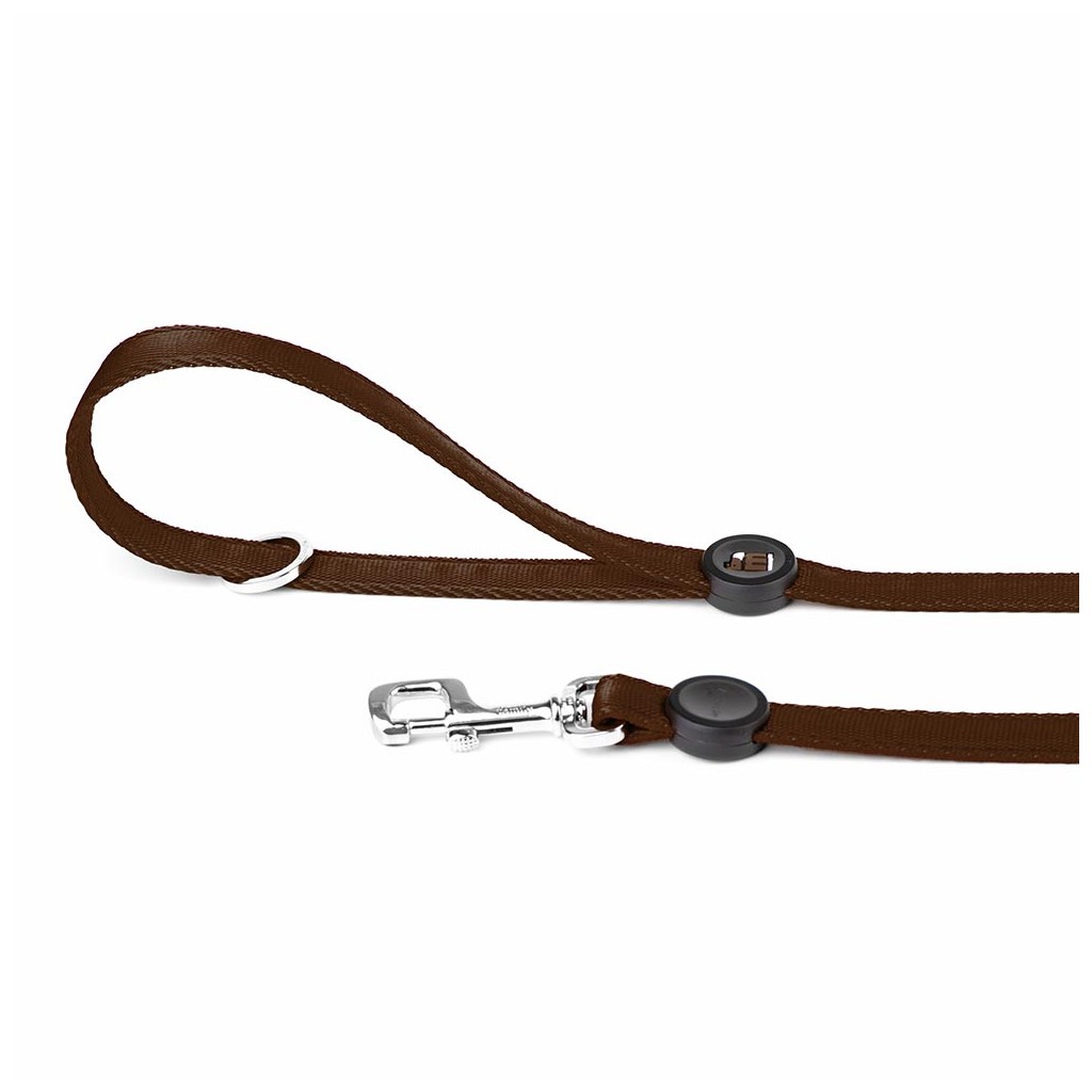 Memopet Leash Polyester Tape mm 1.2 Brown 110 cm