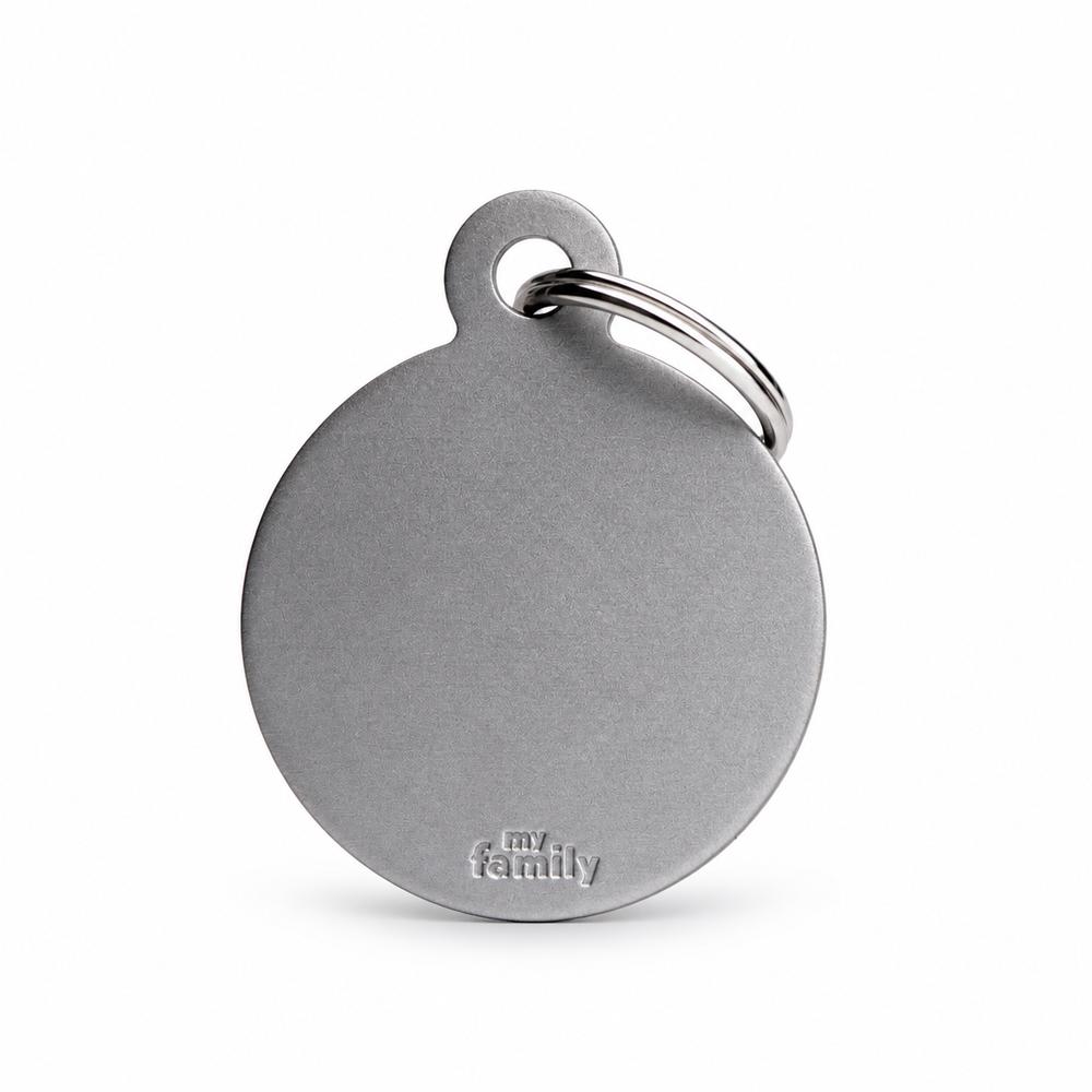 Big Round Aluminum Grey