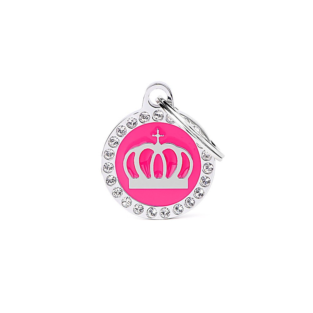 MyFamily hringmerki Crown Glam – Fuchsia, lítið