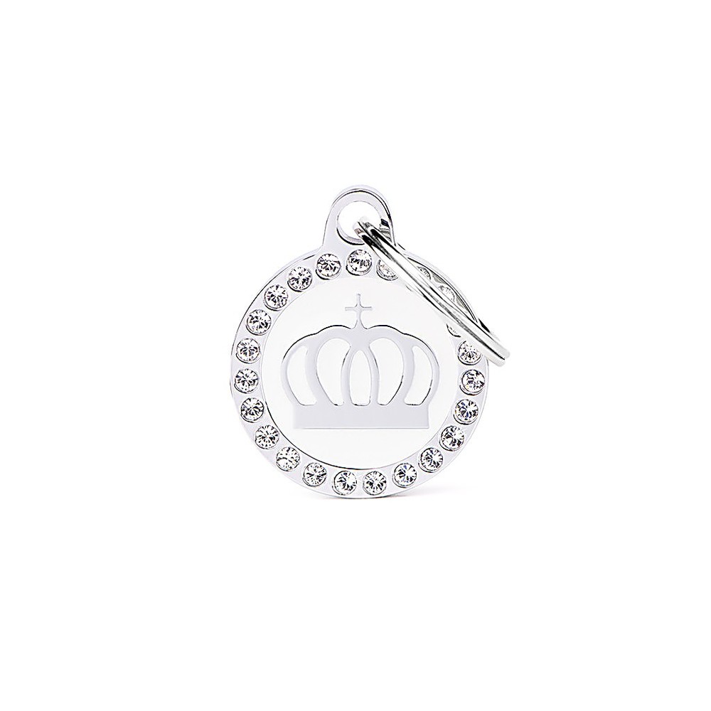 MyFamily hringmerki Crown Glam – hvítt, lítið