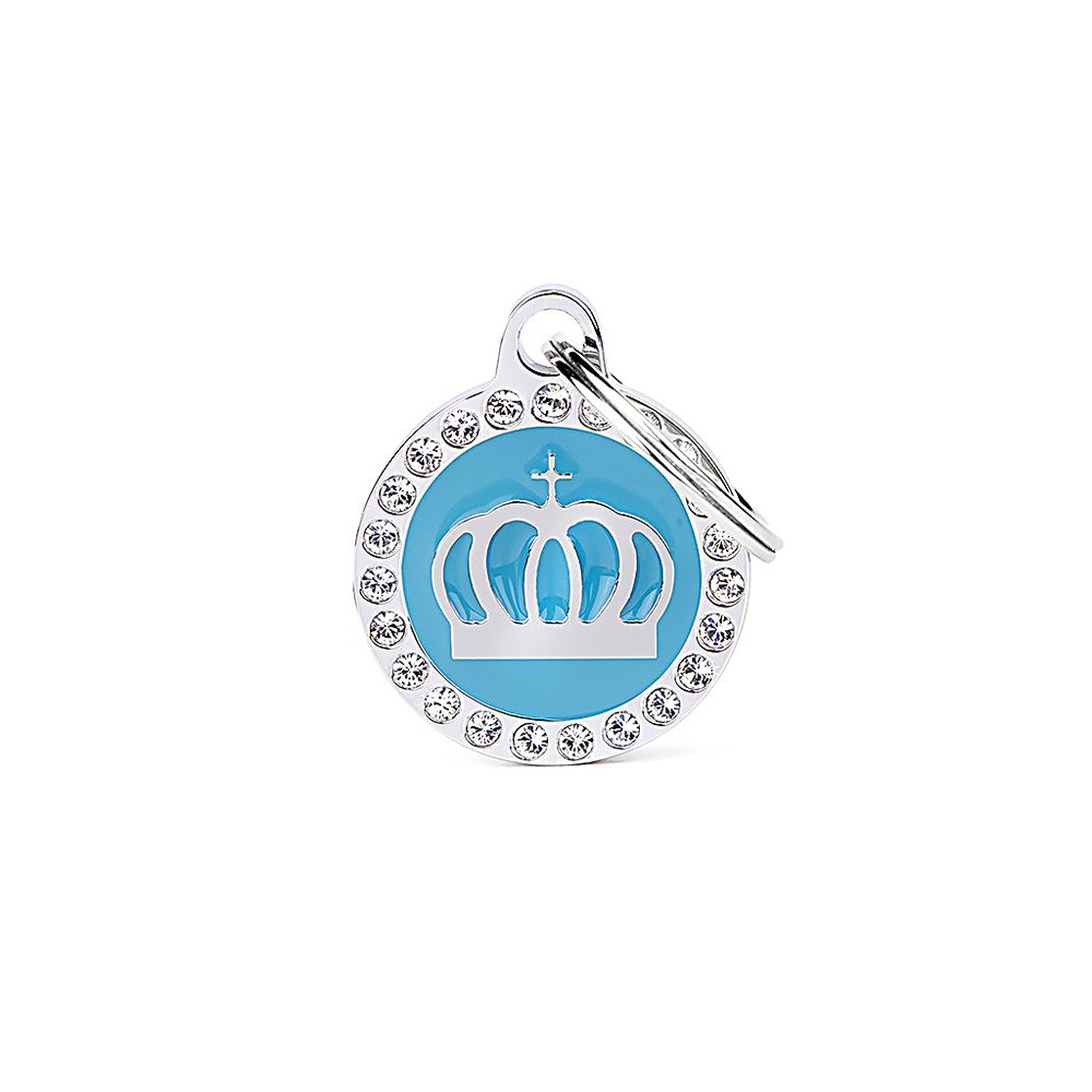 MyFamily hringmerki Crown Glam – ljósblátt, lítið
