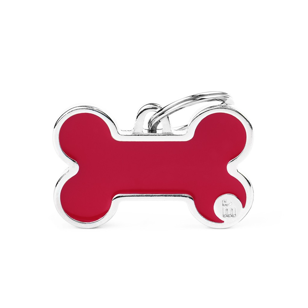 Tags Handmade Bone L Red