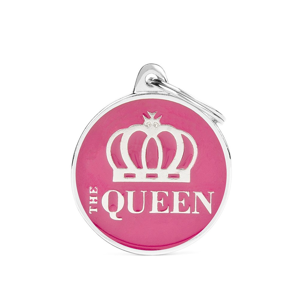 Tags Charms Circle Queen L Pink