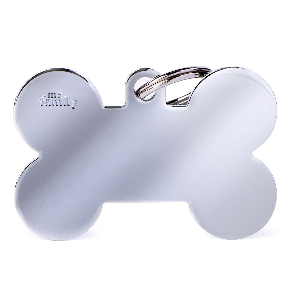 MyFamily beinmerki – krómað messing, XL