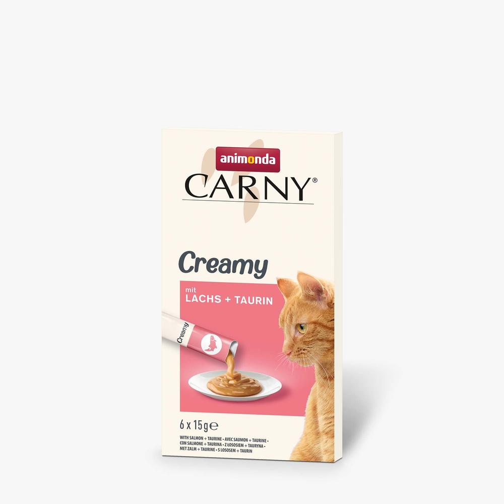 Ani. Carny Creamy SalmonTaurine 6x15g 6