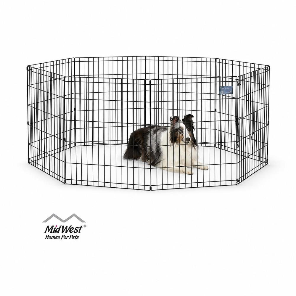 ICrate hvolpagerði Black 95cm