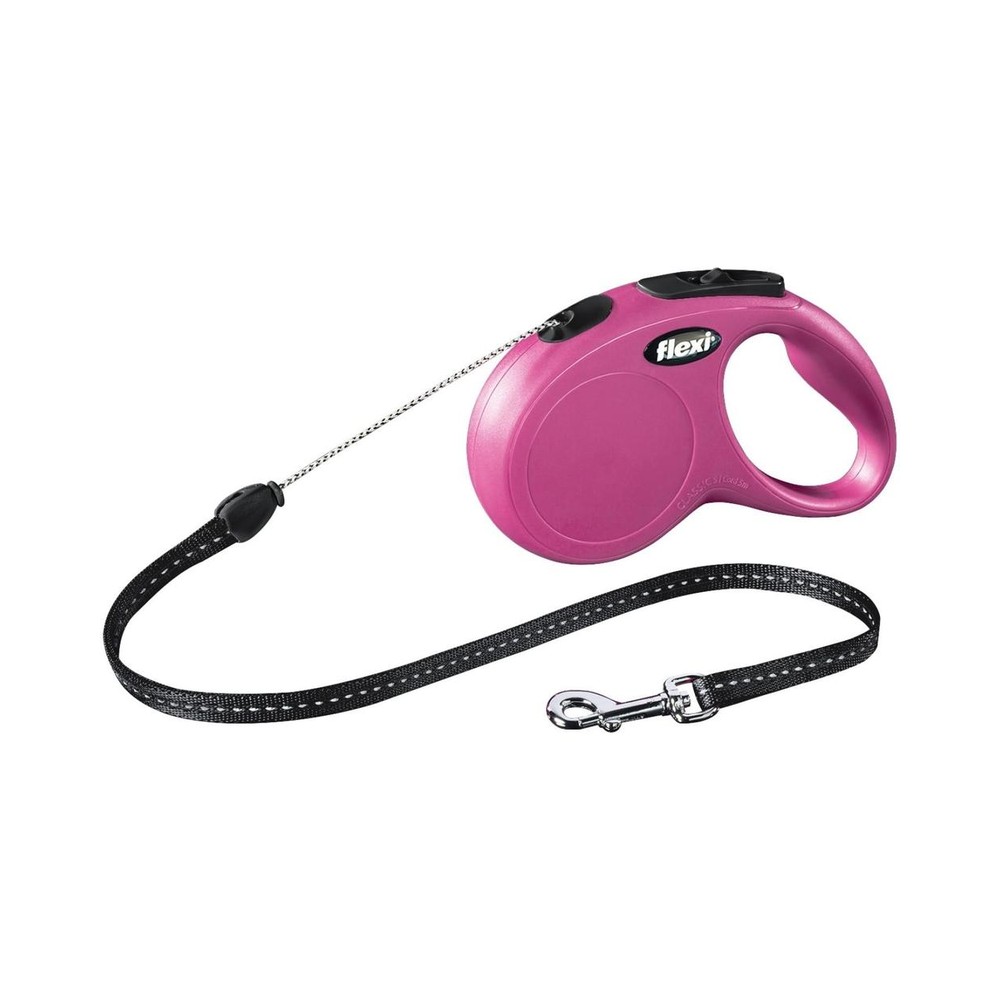 Flexi Classis S Cord 5m Bleikur