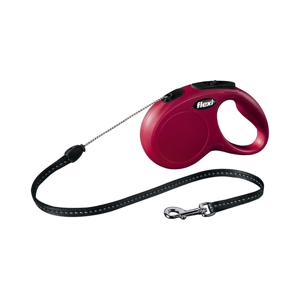 Flexi Classis S Cord 5m Rauður