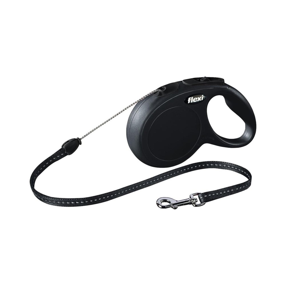 Flexi New Classic S 8 m Svart