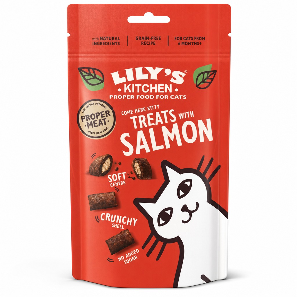 Cat Salmon Pillow Treats 60g 10