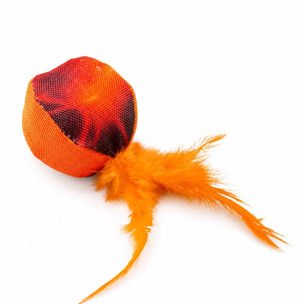Flash bolti með fjöðrum – appelsínugulur 12×4×4,5 cm
