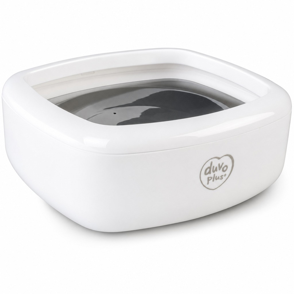 Splash-proof drinking bowl square 1500ml 1