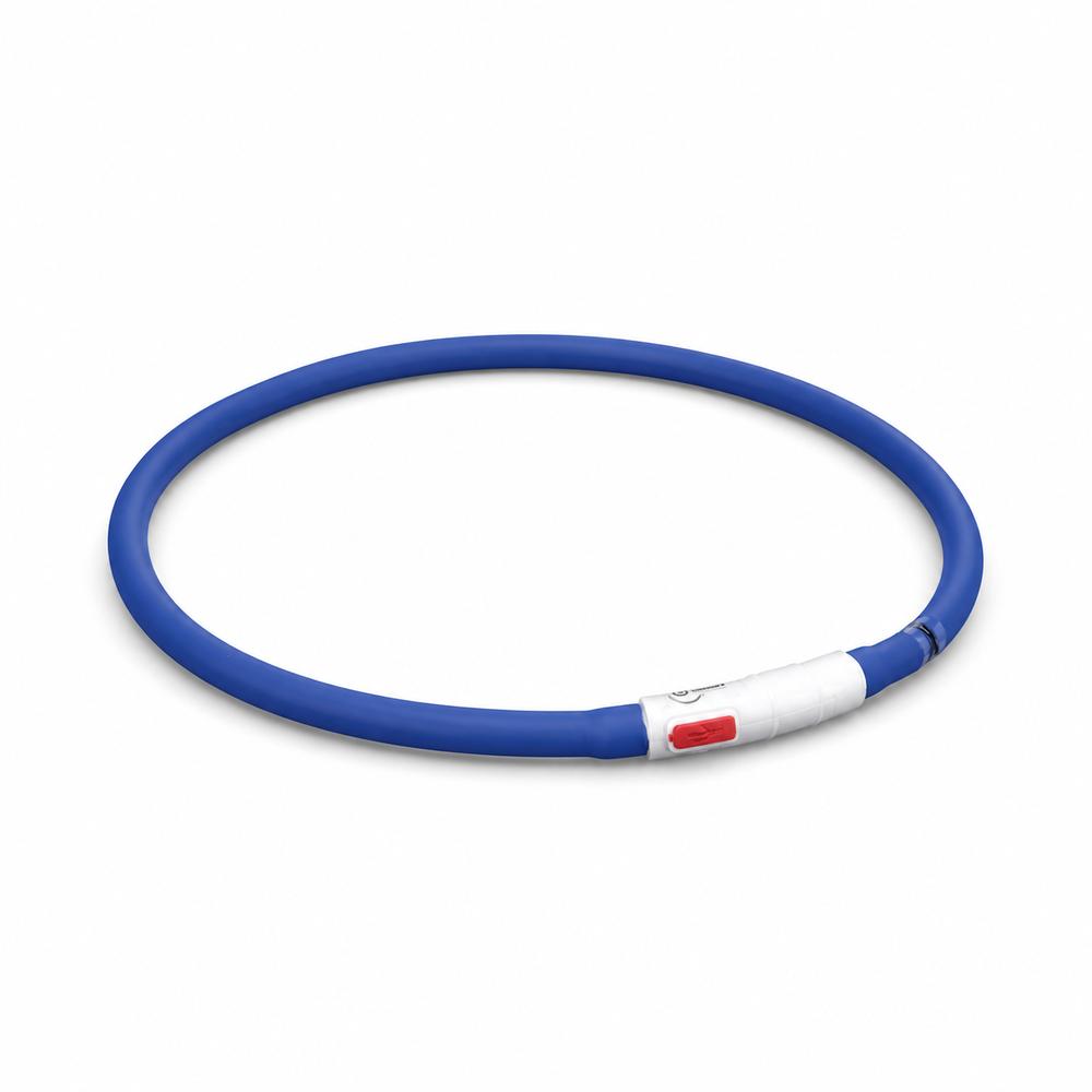 Ljósahringur USB, XS-XL 70 cm blár