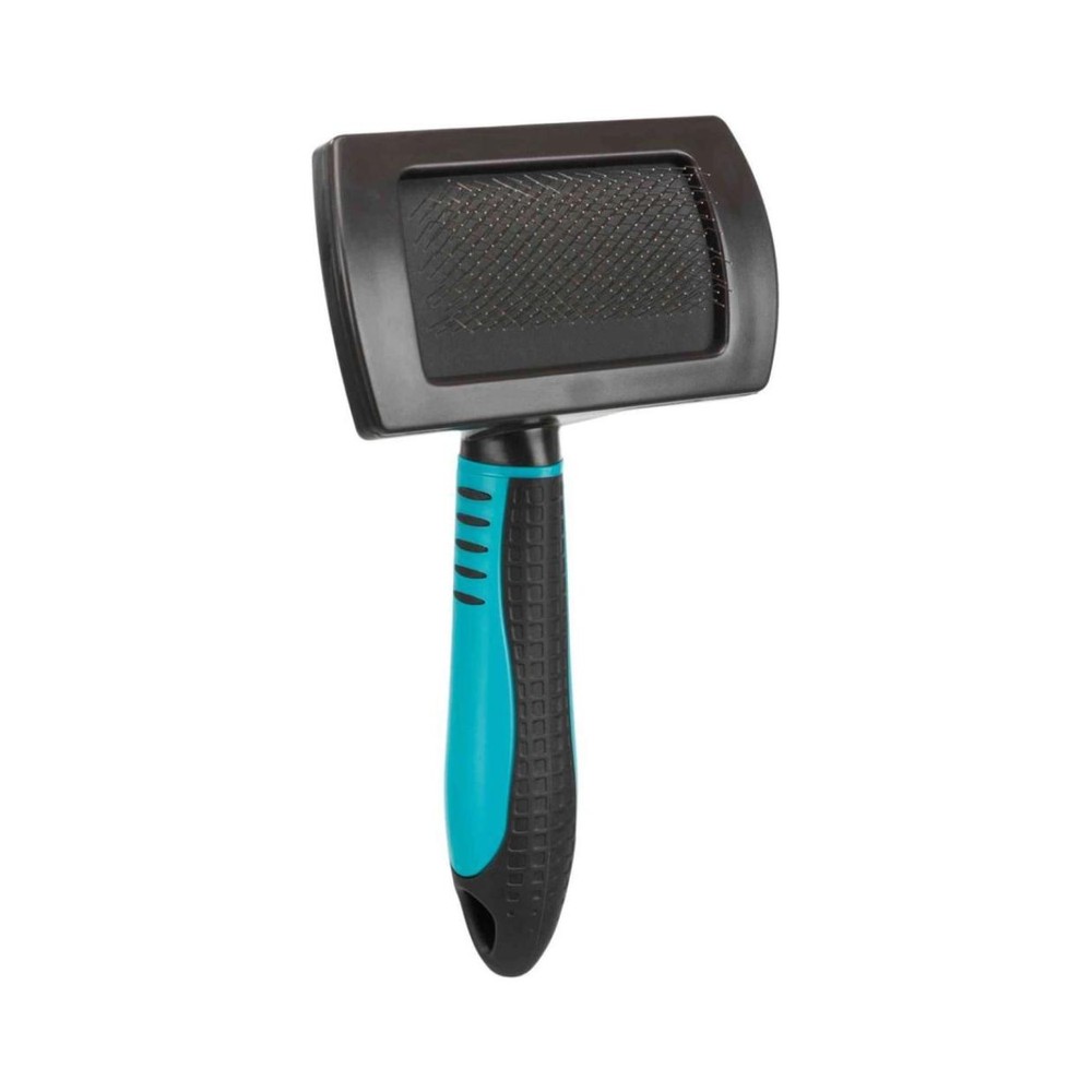 Soft brush plastic/metal bristles 10x17c