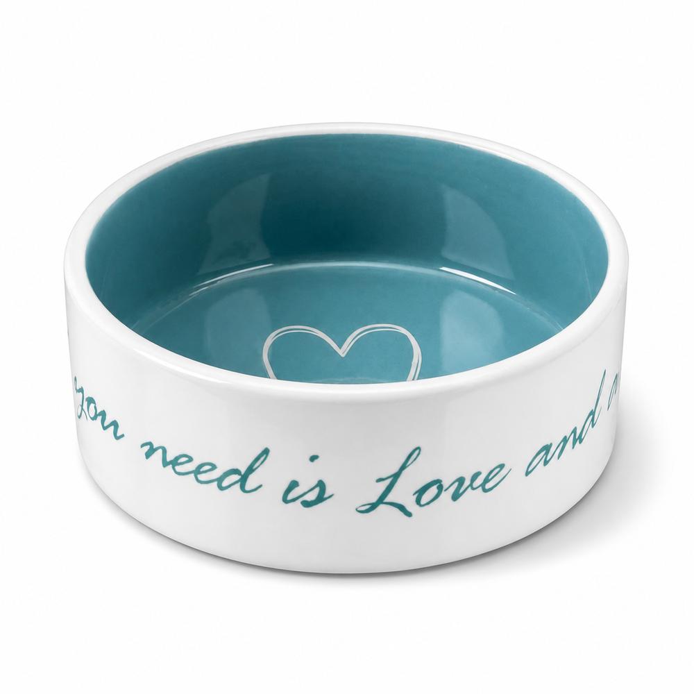 Pet’s Home bowl cer.0.8 l/16cm crem/petr